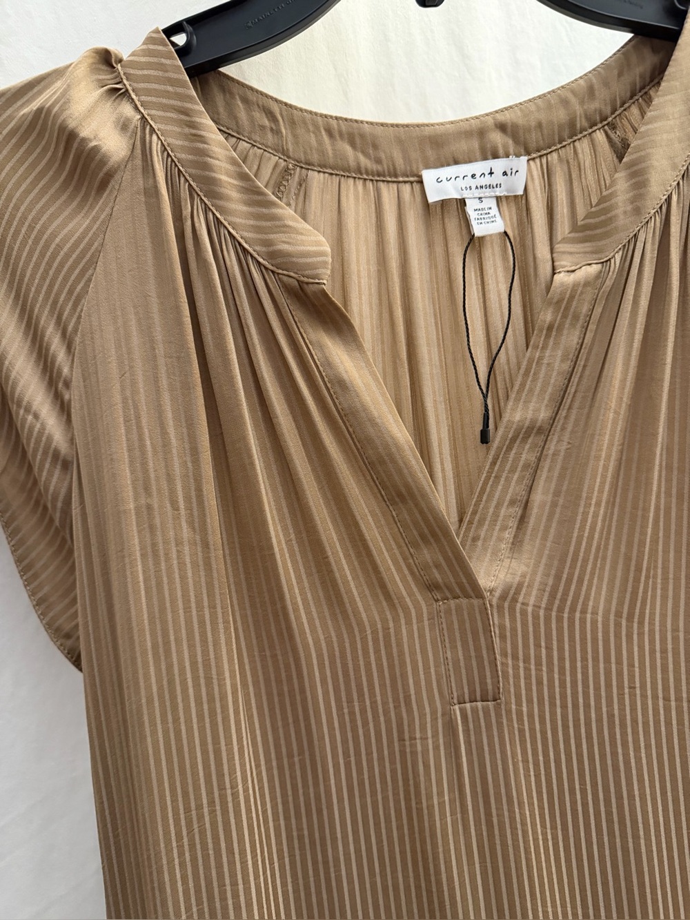 Current Air Anthropologie beige drop waist dress new condition size Small
